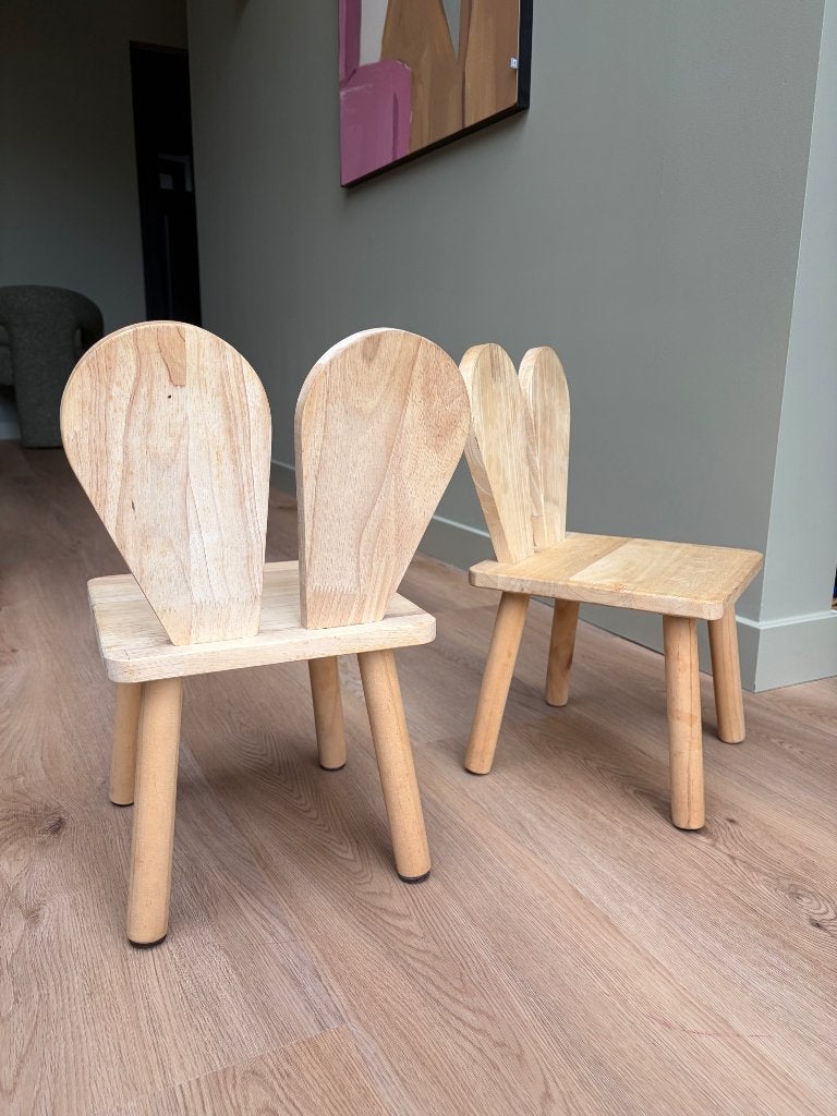 Konijnenoren kinderstoel, Ophalen, Zo goed als nieuw, Stoel(en)