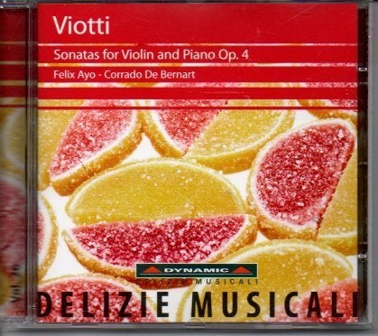 Viotti: Sonates voor Viool en Piano Op. 4 - Felix Ayo, Kamermuziek, Overige componisten, Ophalen of Verzenden, Zo goed als nieuw