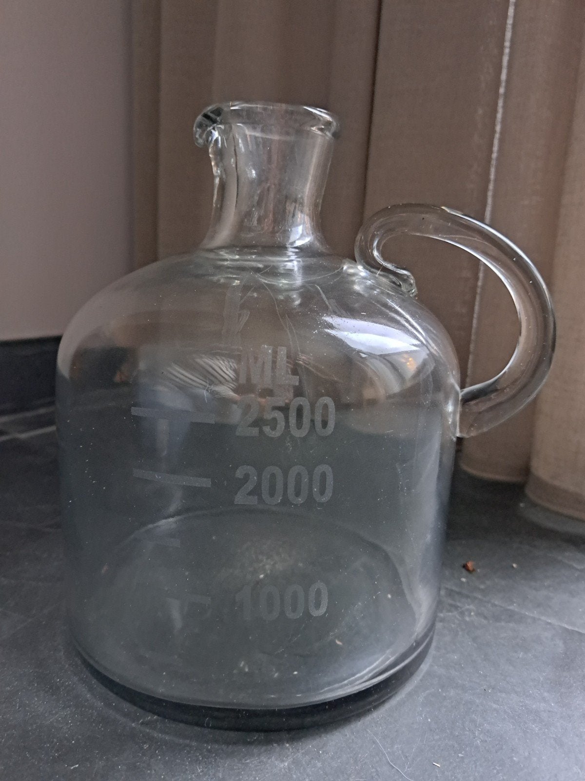 fles vaas, Ophalen, Wit, Gerecycled glas, Glas