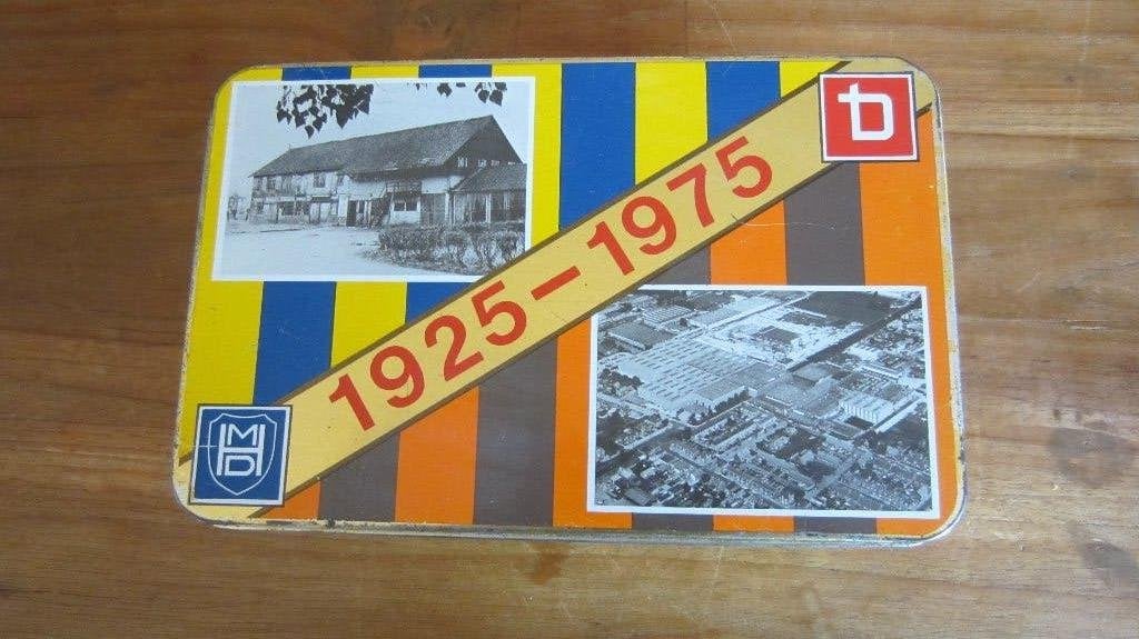 Thomassen en Drijver  - Verblifa n.v. jubileum blik -, Verzamelen, Ophalen of Verzenden, Zo goed als nieuw, Koek(jes)