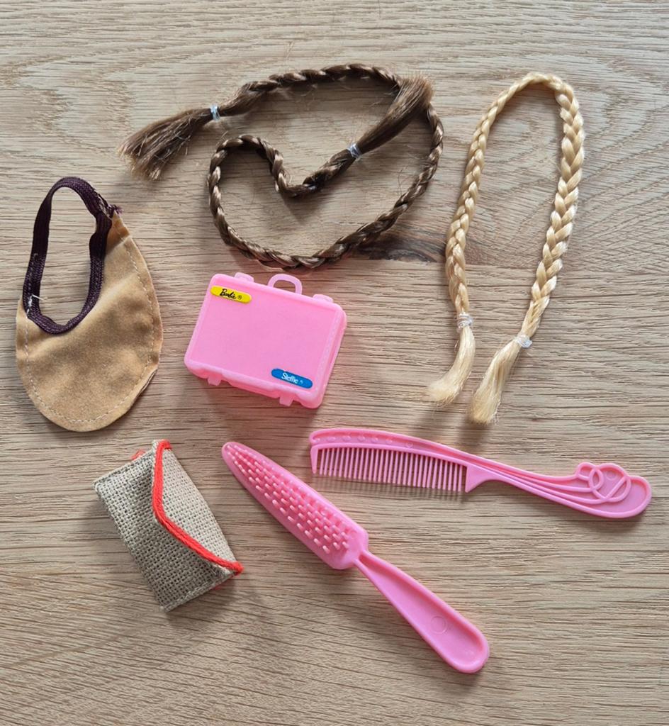 Mattel Barbie Fashion Add-Ons 70s accessoires, Ophalen of Verzenden, Gebruikt, Pop