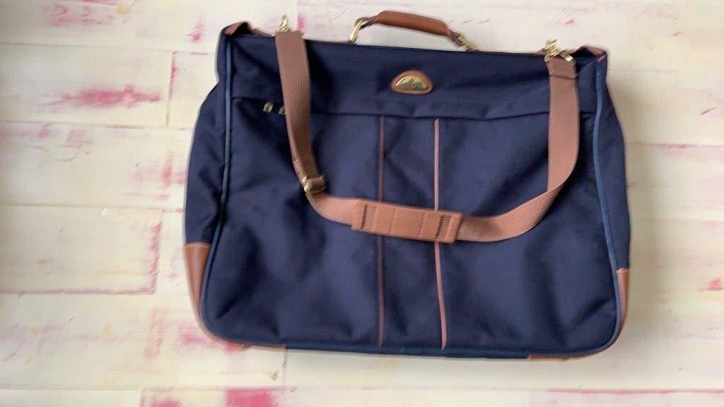 Samsonite kleding Reistas zgan kostuum tas, Ophalen of Verzenden, Zo goed als nieuw, Blauw, 30 cm of meer