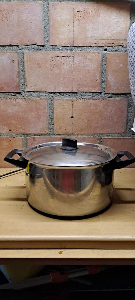 Grote pan, Ophalen, Rvs
