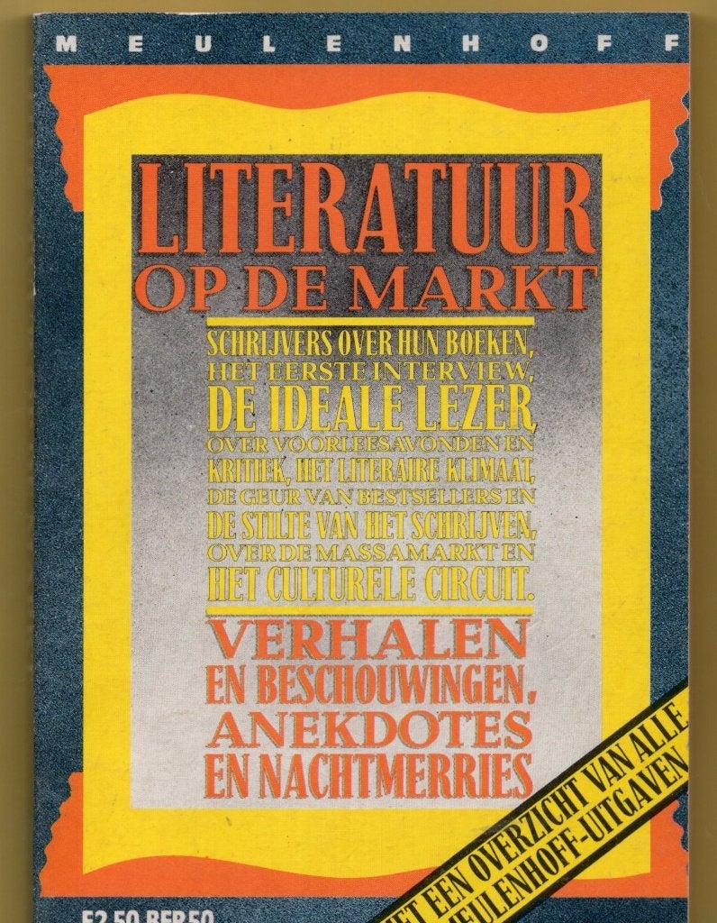 Literatuur op de markt de ideale lezer -  Meulenhoff BOEK, Ophalen of Verzenden, Gelezen, Meulenhoff