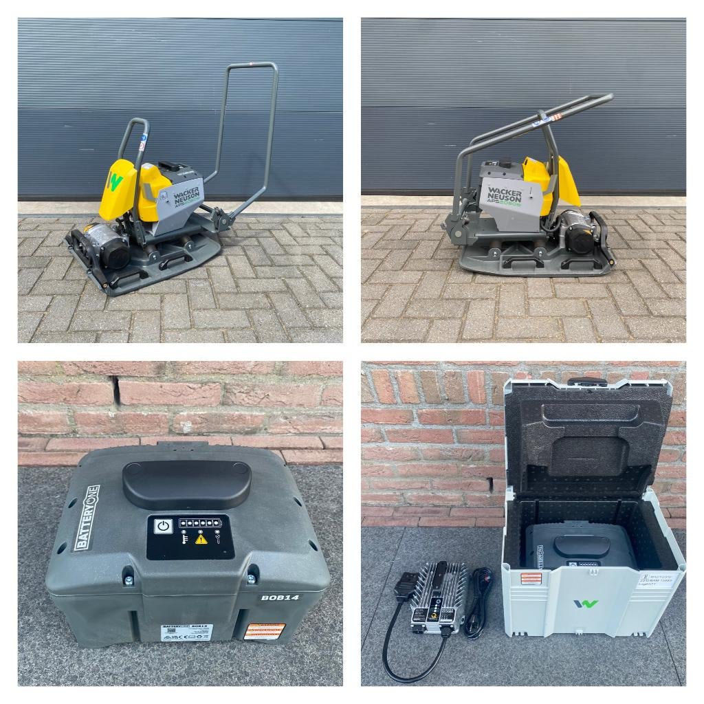 Trilplaat/triller Wacker APS 2050e "MET ACCU-AANDRIJVING", Info@wackerneuson.com, Wacker Neuson Group, München (D), Nieuw