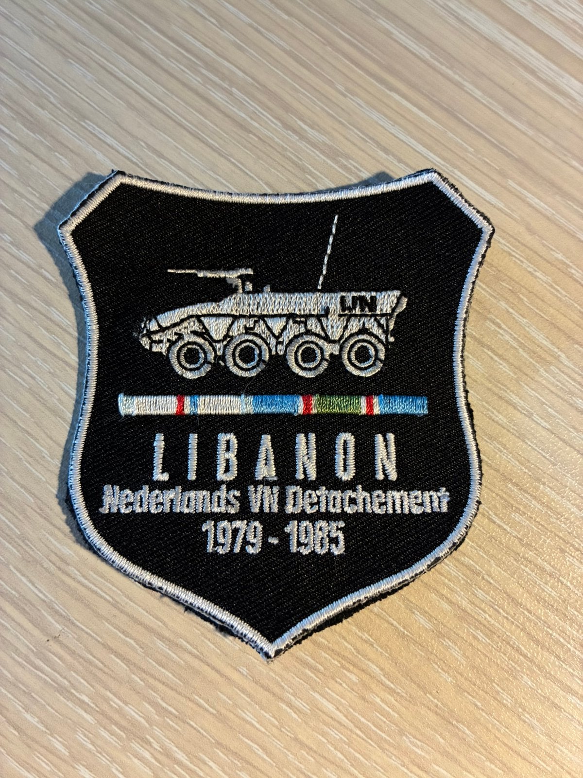 Unifil VN detachement patch, Verzamelen, Ophalen of Verzenden, Landmacht, Nederland, Embleem of Badge