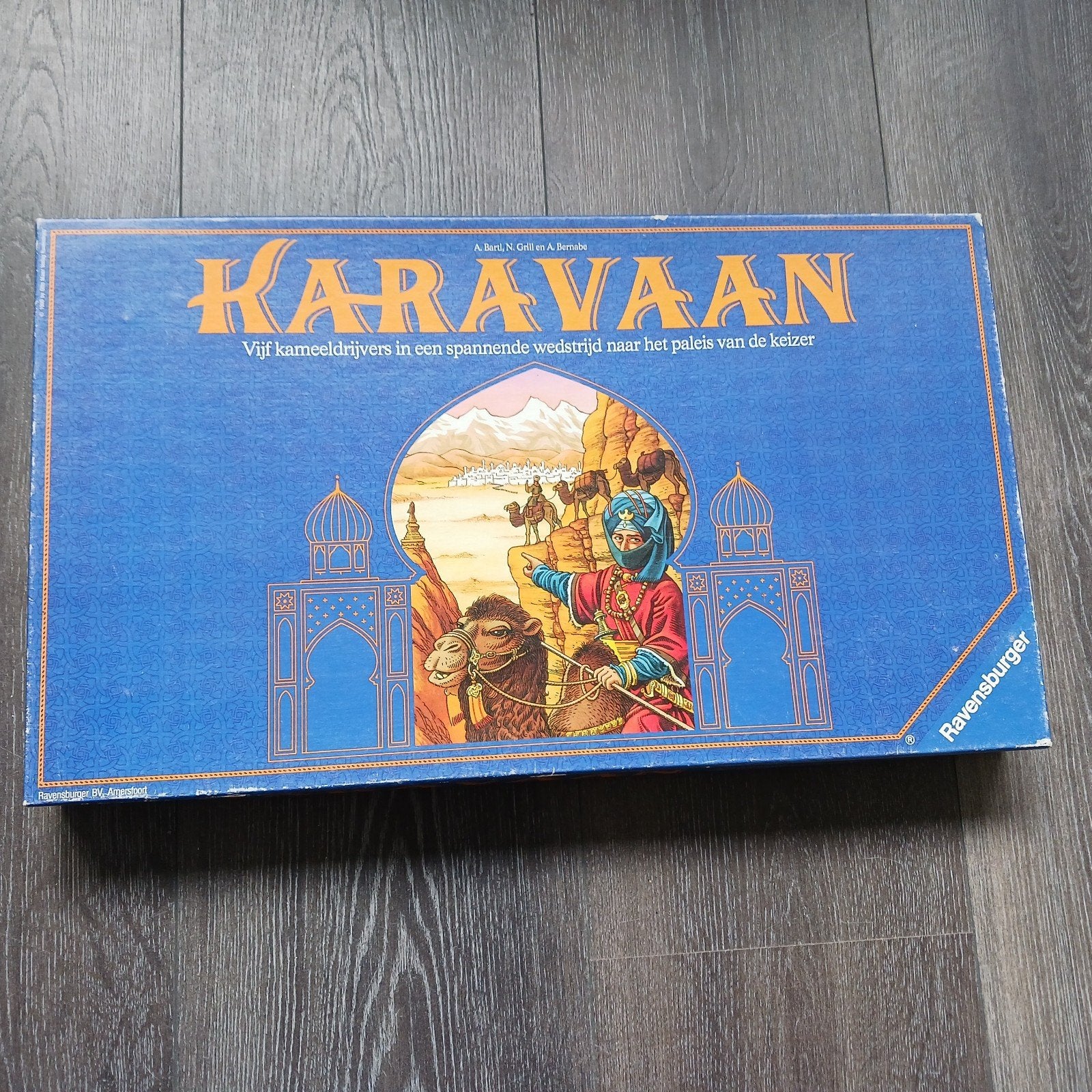 Nr 53) Karavaan Bordspel Ravensburger - Klassiek familiespel, Hobby en Vrije tijd, Drie of vier spelers, Ophalen of Verzenden