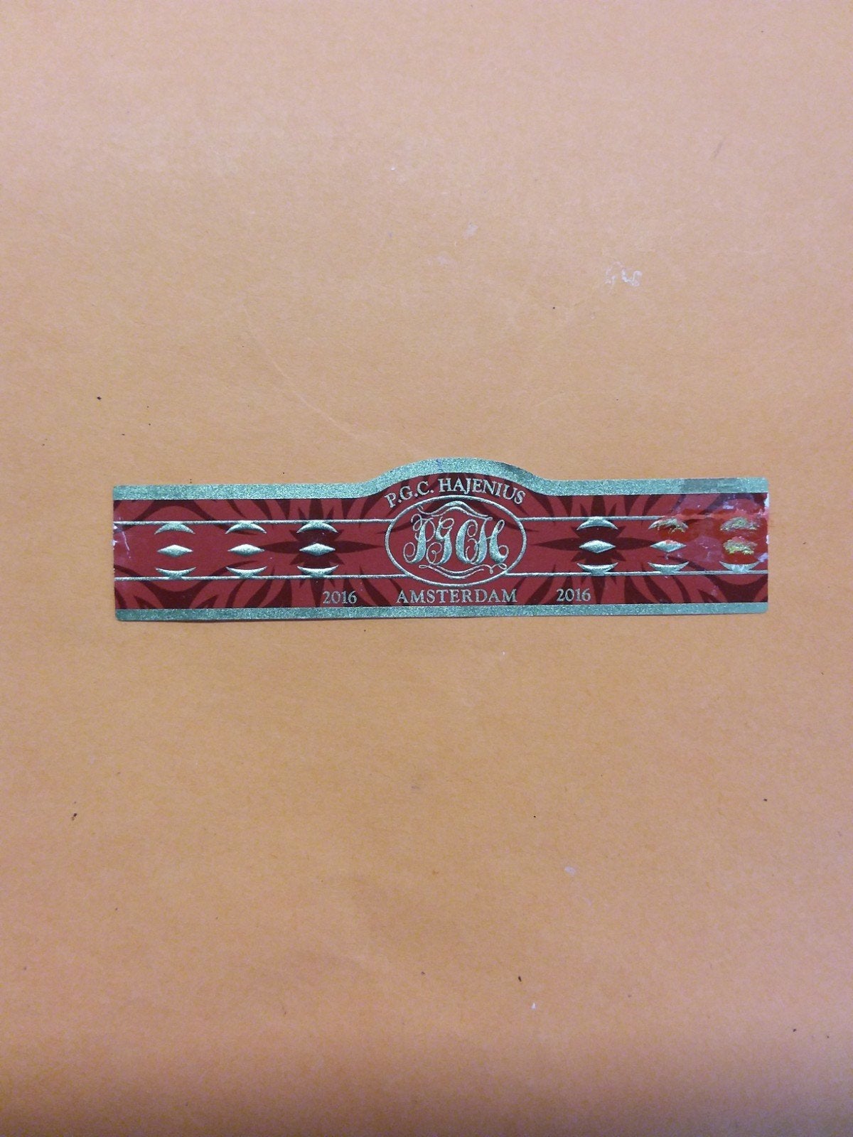 j-heringa Sigarenbandjes Hajenius 17, Verzamelen, Ophalen of Verzenden, Gebruikt, Sigarenbandjes