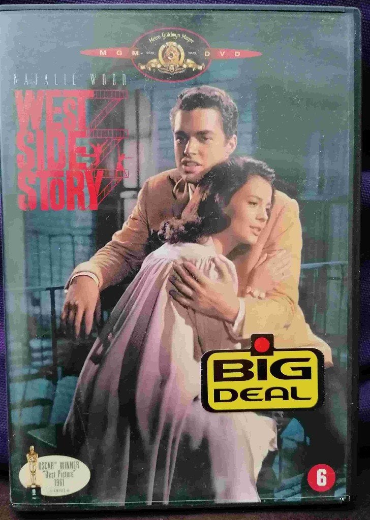 DVD West Side Story, Cd's en Dvd's, Overige genres, Ophalen of Verzenden, Zo goed als nieuw, 1940 tot 1960