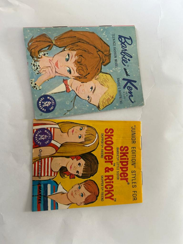 Twee boekjes Barbie-Ken  en Skipper., Ophalen of Verzenden, Gebruikt