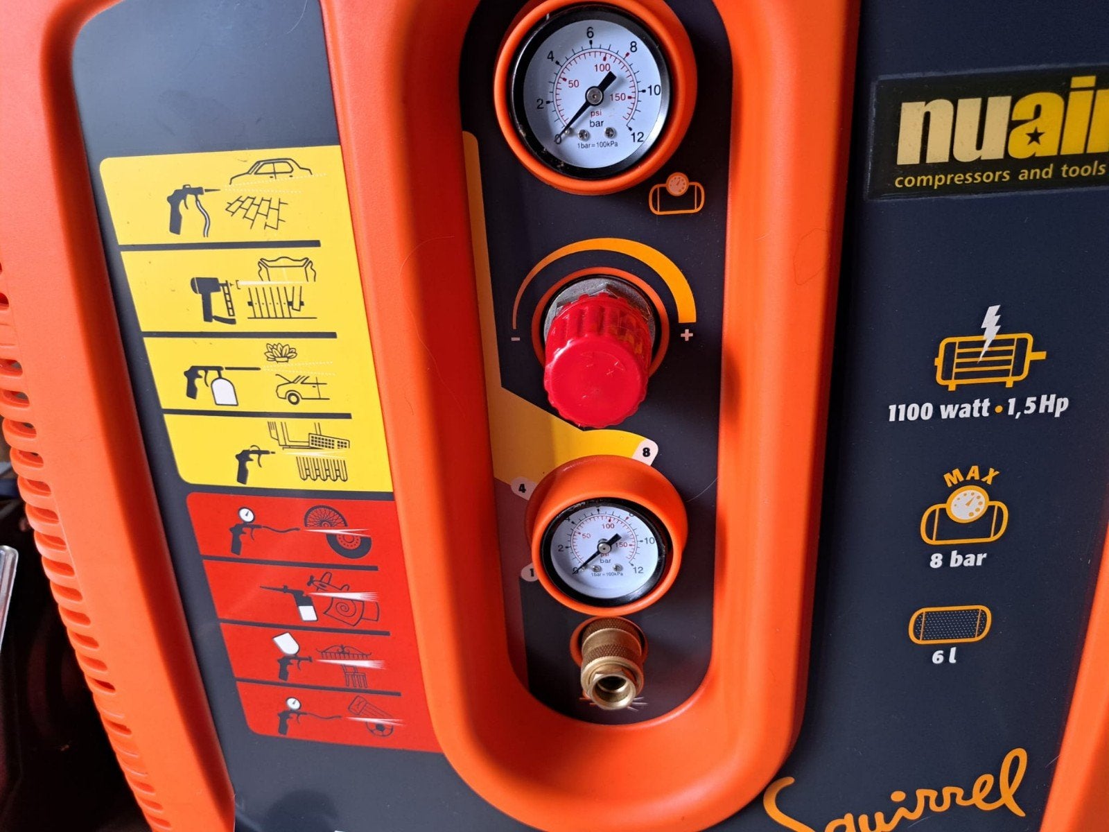 hogedruk compressor, 25 tot 100 liter, Ophalen, Zo goed als nieuw, 200 tot 400 liter/min