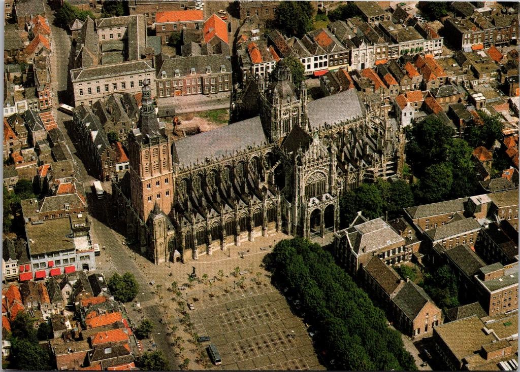 's-Hertogenbosch - Sint Jan luchtfoto, Verzenden, 1960 tot 1980, Ongelopen, Noord-Brabant