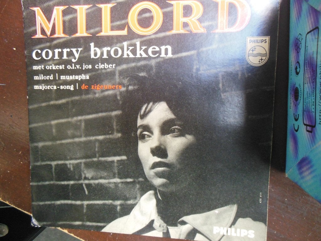 single ep corry brokken 45rpm jukebox milord vinyl record, Overige genres, 7 inch, Ophalen of Verzenden, Zo goed als nieuw
