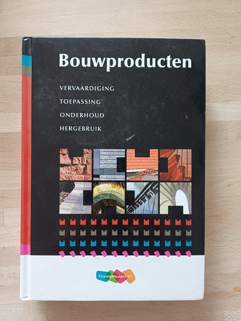 HBO Bouwkunde studieboek, Geschiedenis van de bouwkunst, Boeken, ThiemeMeulenhoff, Zo goed als nieuw, Beta, HBO