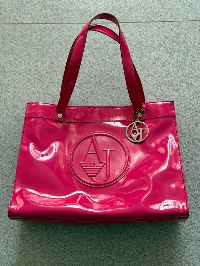 Fuchsia roze tas van Armani Jeans, Sieraden, Tassen en Uiterlijk, Tassen | Damestassen, Ophalen of Verzenden, Zo goed als nieuw