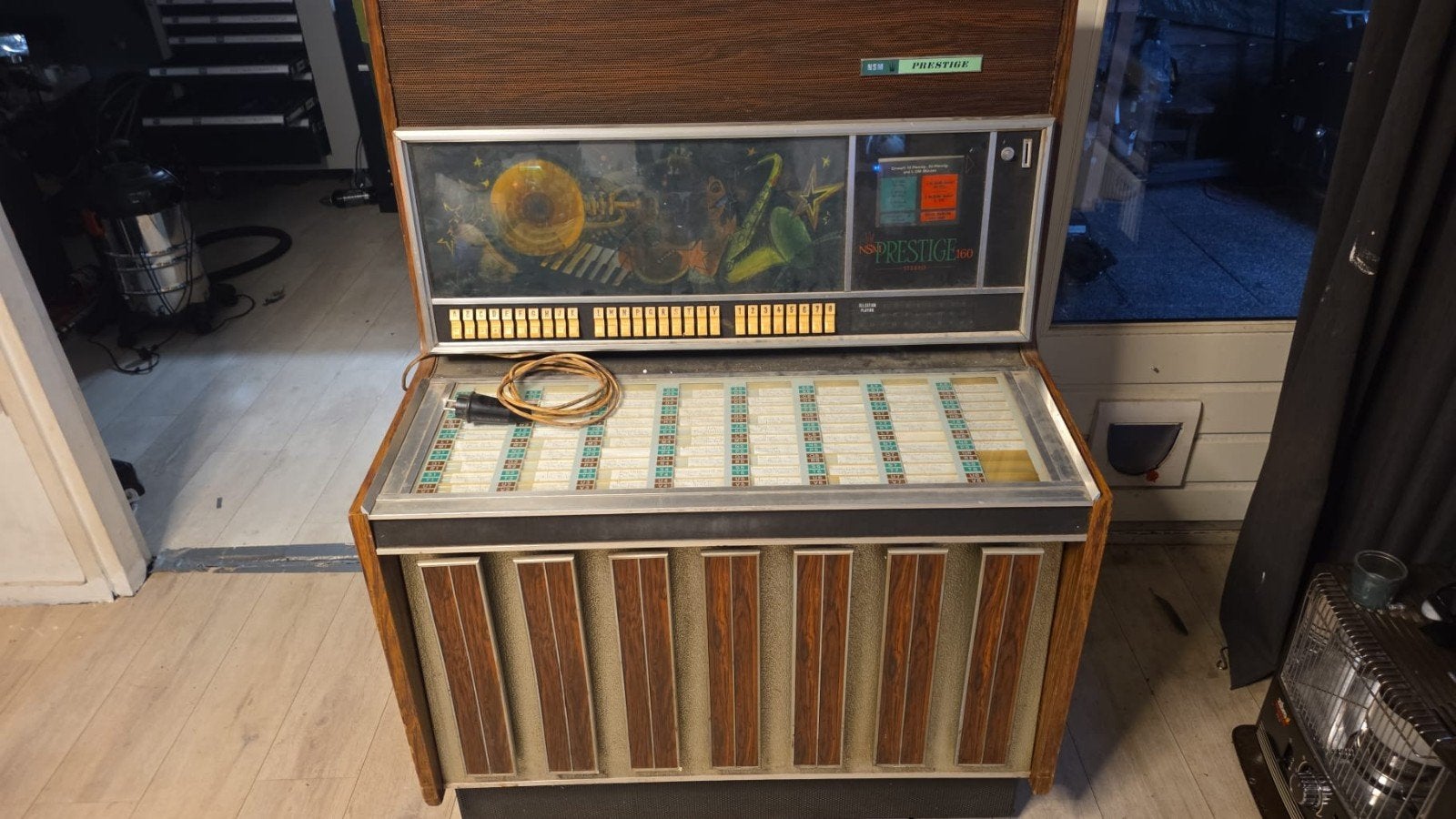 Jukebox Wurlitzer Prestige 1050 - Vintage Muziekautomaat, Verzamelen, Automaten | Jukeboxen, Met singles, Gebruikt, Ophalen of Verzenden