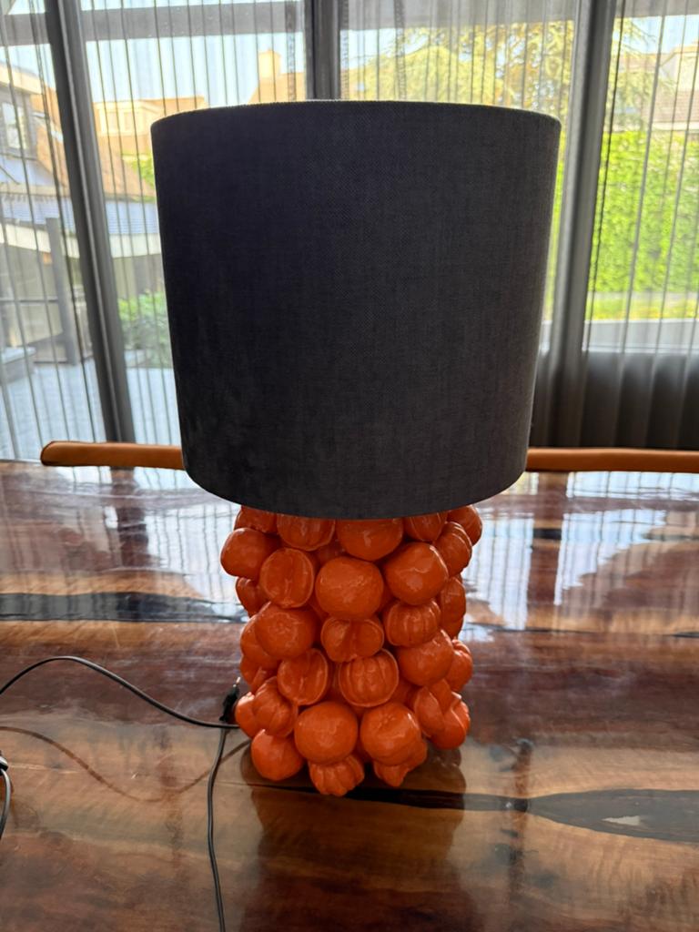 Mandarijn lamp, Ophalen, Zo goed als nieuw, Minder dan 50 cm