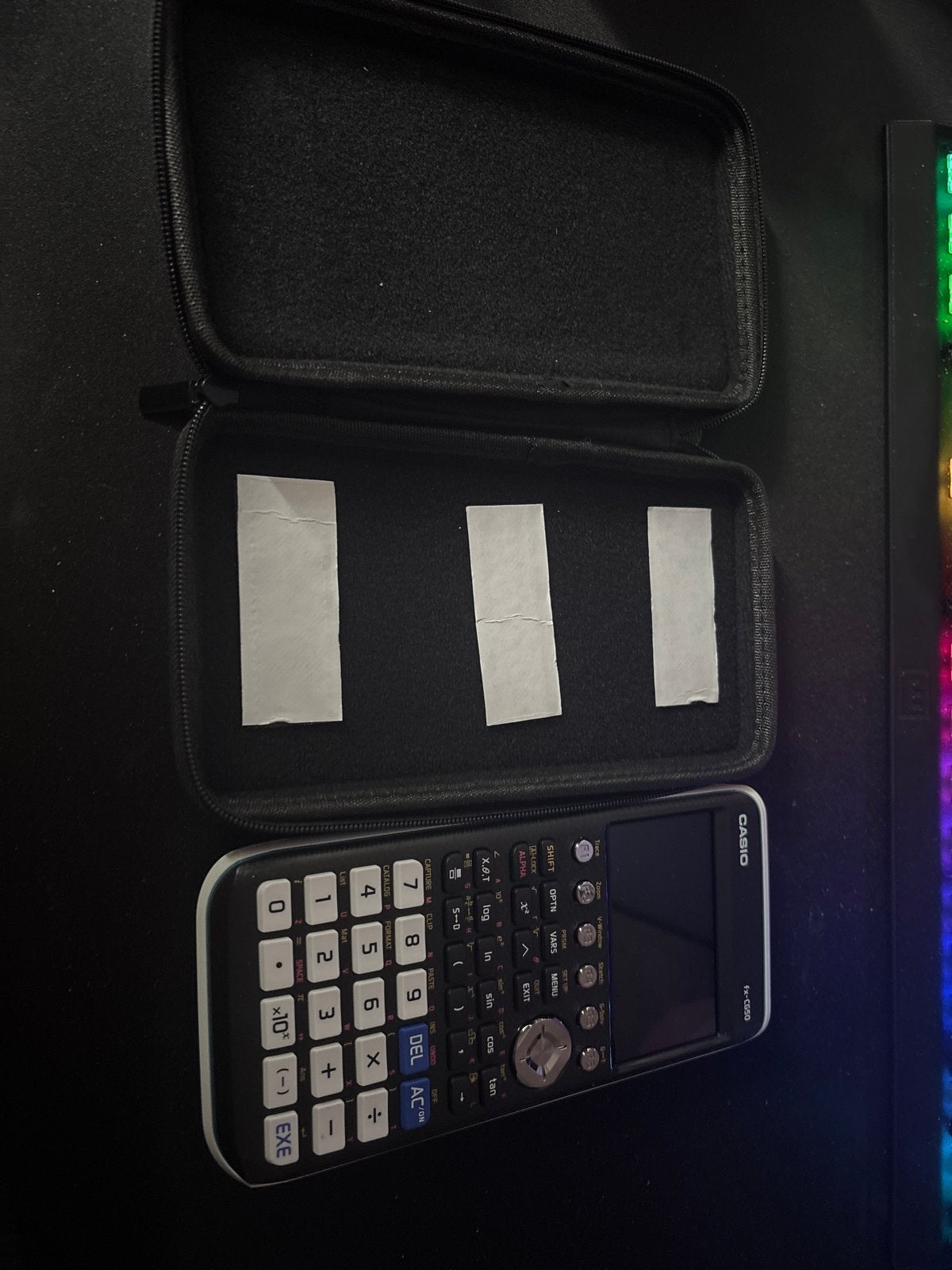 Casio fx-CG50 met hoes!!, Ophalen of Verzenden, Grafische rekenmachine, Zo goed als nieuw