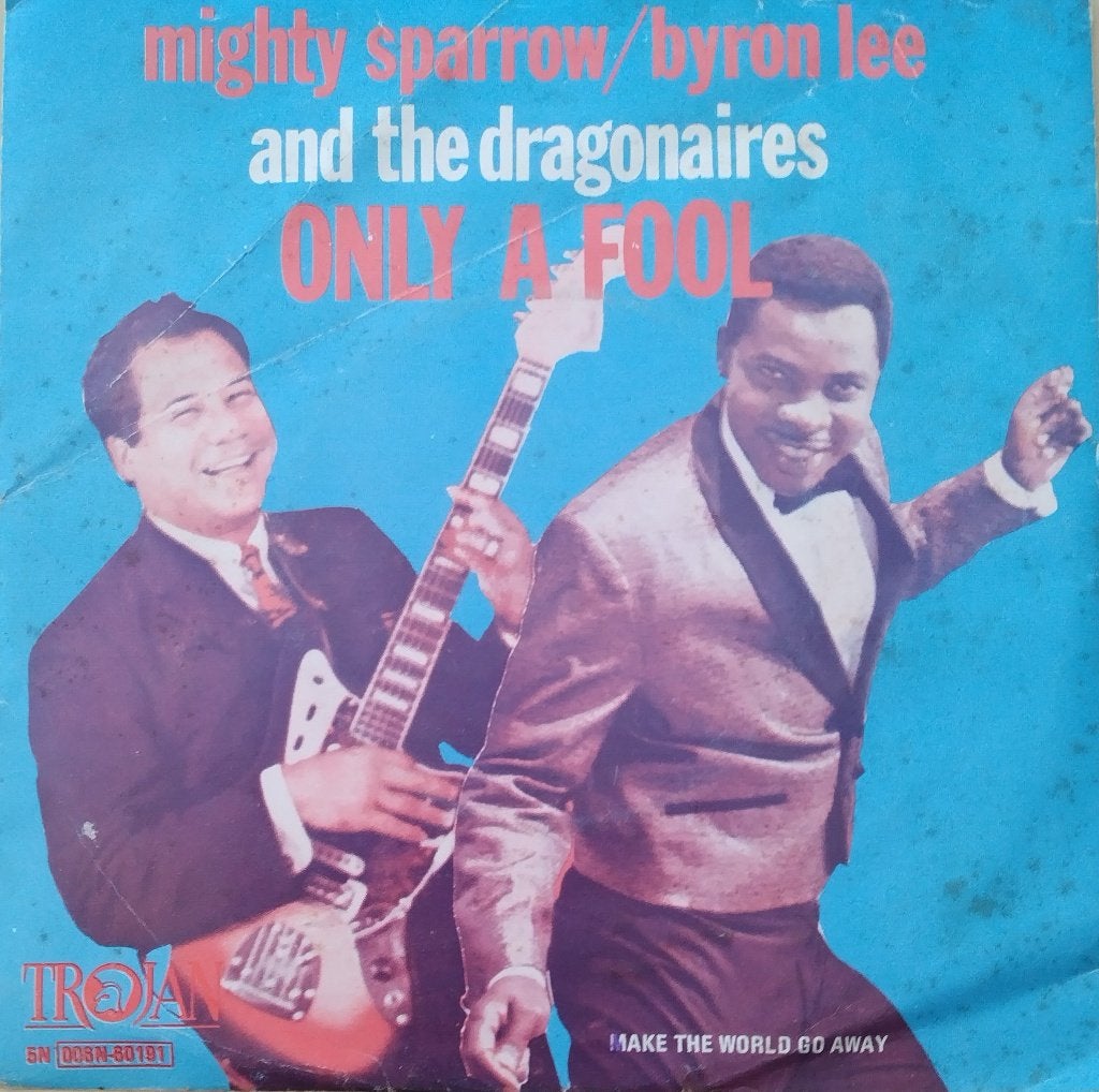 Mighty Sparrow/Byron Lee and the Dragonaires - Only a fool, 7 inch, Zo goed als nieuw, Pop, Overige typen