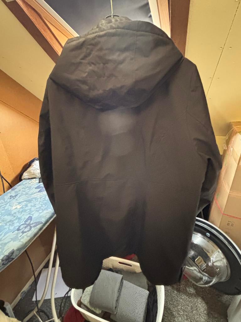 Zwarte winterjas van MS Mode maat 52, Ophalen of Verzenden, Gedragen, Maat 46/48 (XL) of groter, Zwart