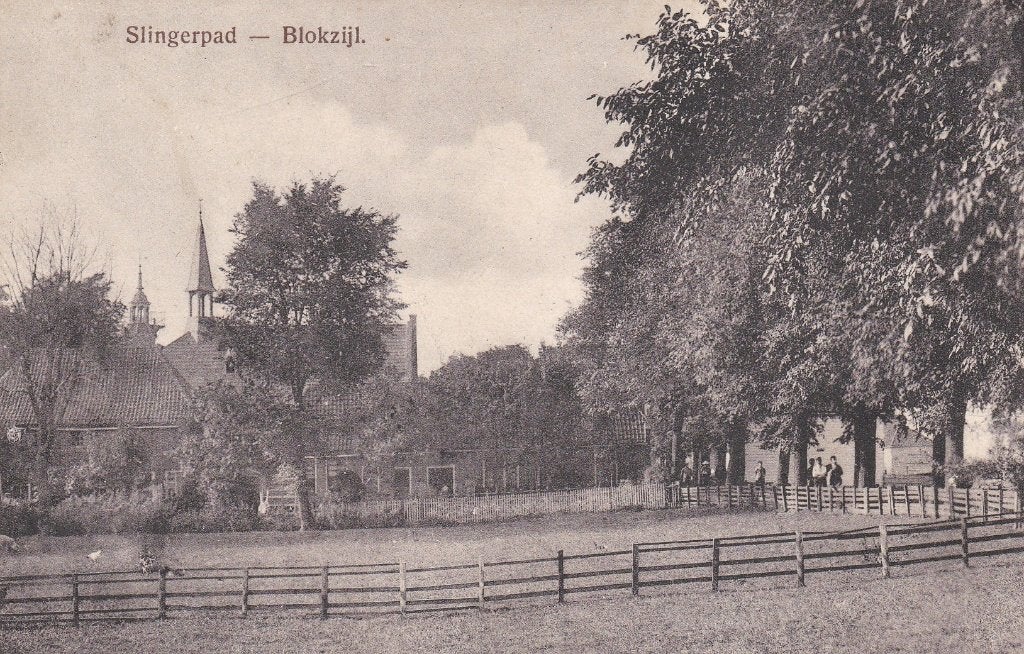 ansichtkaarten blokzijl, Verzamelen, Ophalen of Verzenden, 1920 tot 1940, Gelopen