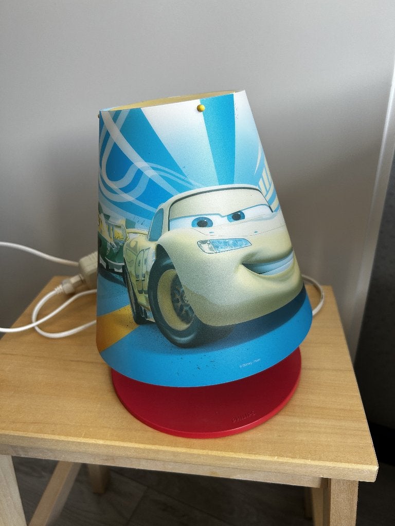 Philips Cars Tafellamp - Bliksem McQueen en Vrienden, Ophalen of Verzenden, Gebruikt, Disney, Lamp