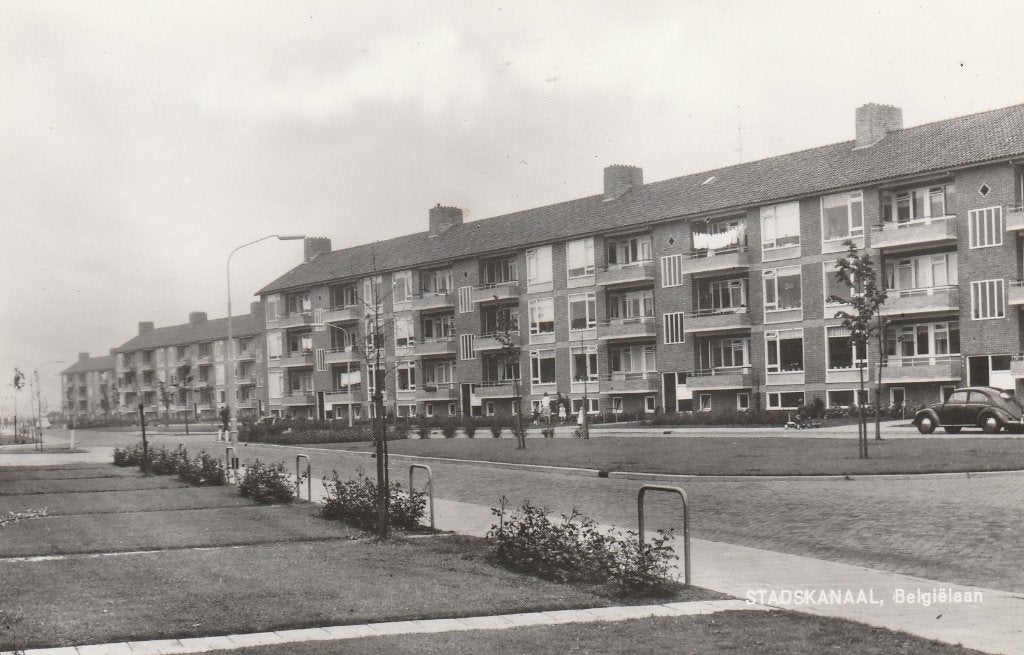 Stadskanaal   Belgielaan, Ophalen of Verzenden, 1940 tot 1960, Gelopen, Groningen