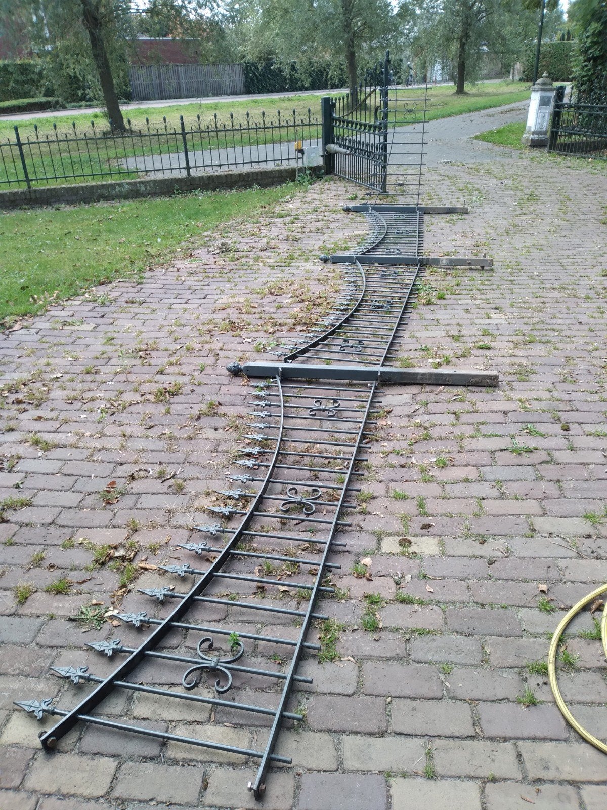 sier hekwerk, Ophalen, IJzer, Sierhekwerk
