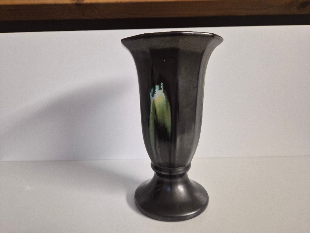 Faïencerie de Thulin - Art Deco vaas decor "Airain", Ophalen of Verzenden
