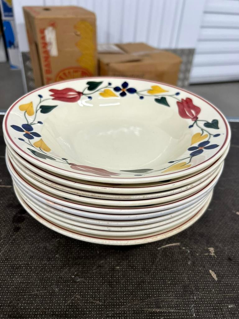 Div onderdelelen van het Boerenbont 417 servies, Overige typen, Div, Ophalen of Verzenden, Zo goed als nieuw