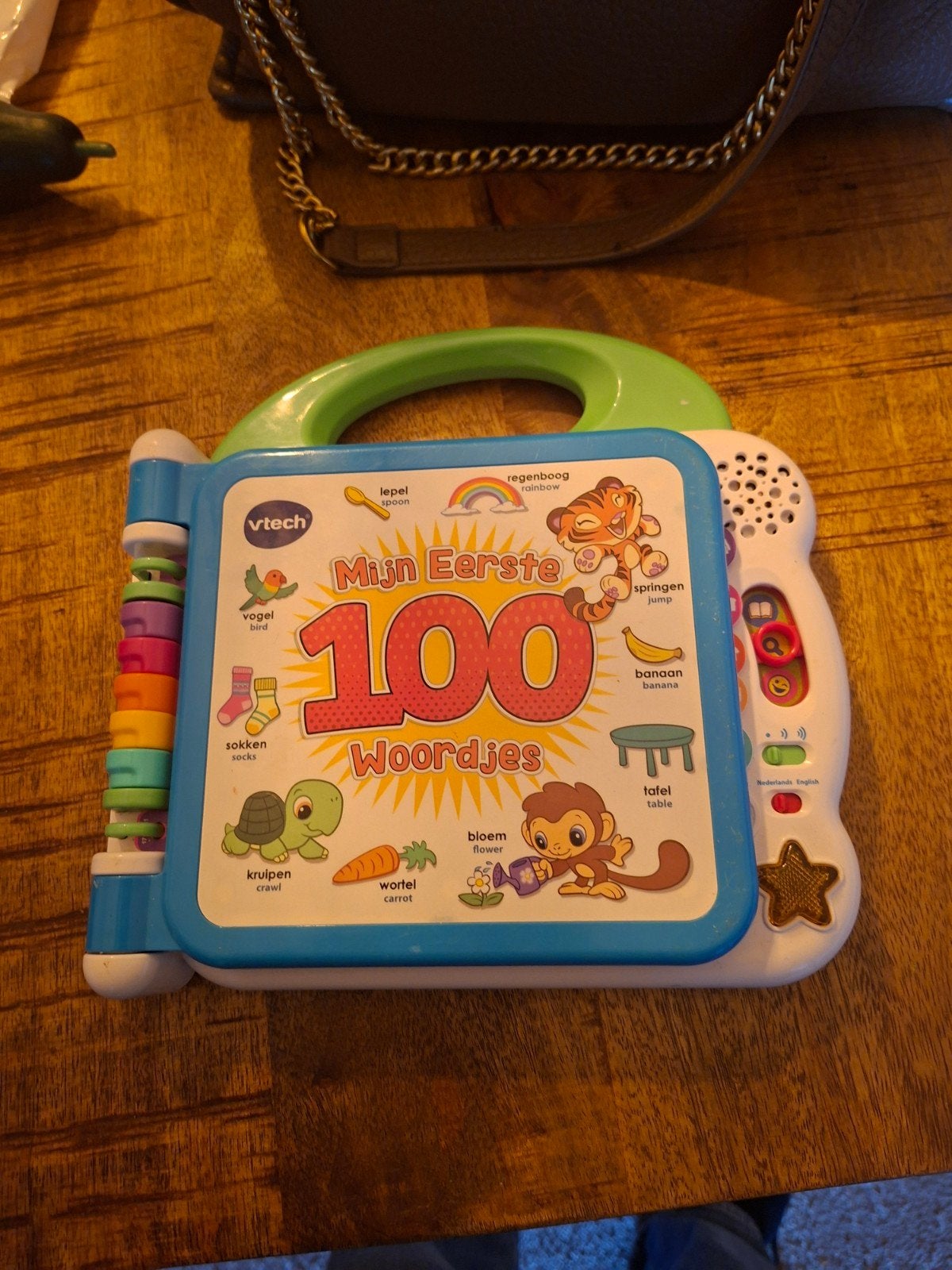 VTech Mijn Eerste 100 Woordjes - Interactief Leerboek, Kinderen en Baby's, Ophalen of Verzenden, Gebruikt, Taal en Lezen, Met geluid