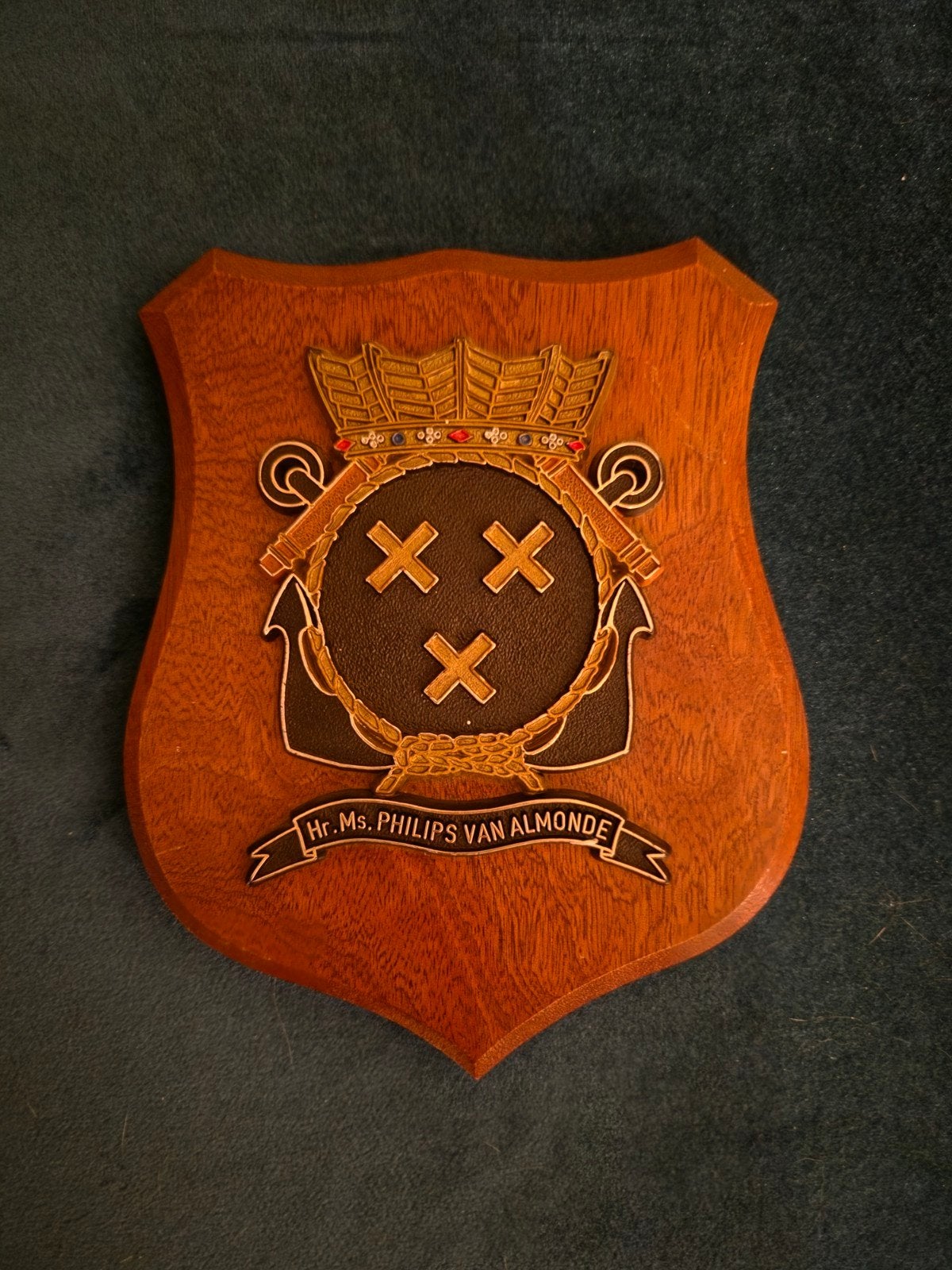 Wapenschild Hr. Ms. Philips van Almonde F823, Verzenden, Marine, Nederland, Embleem of Badge