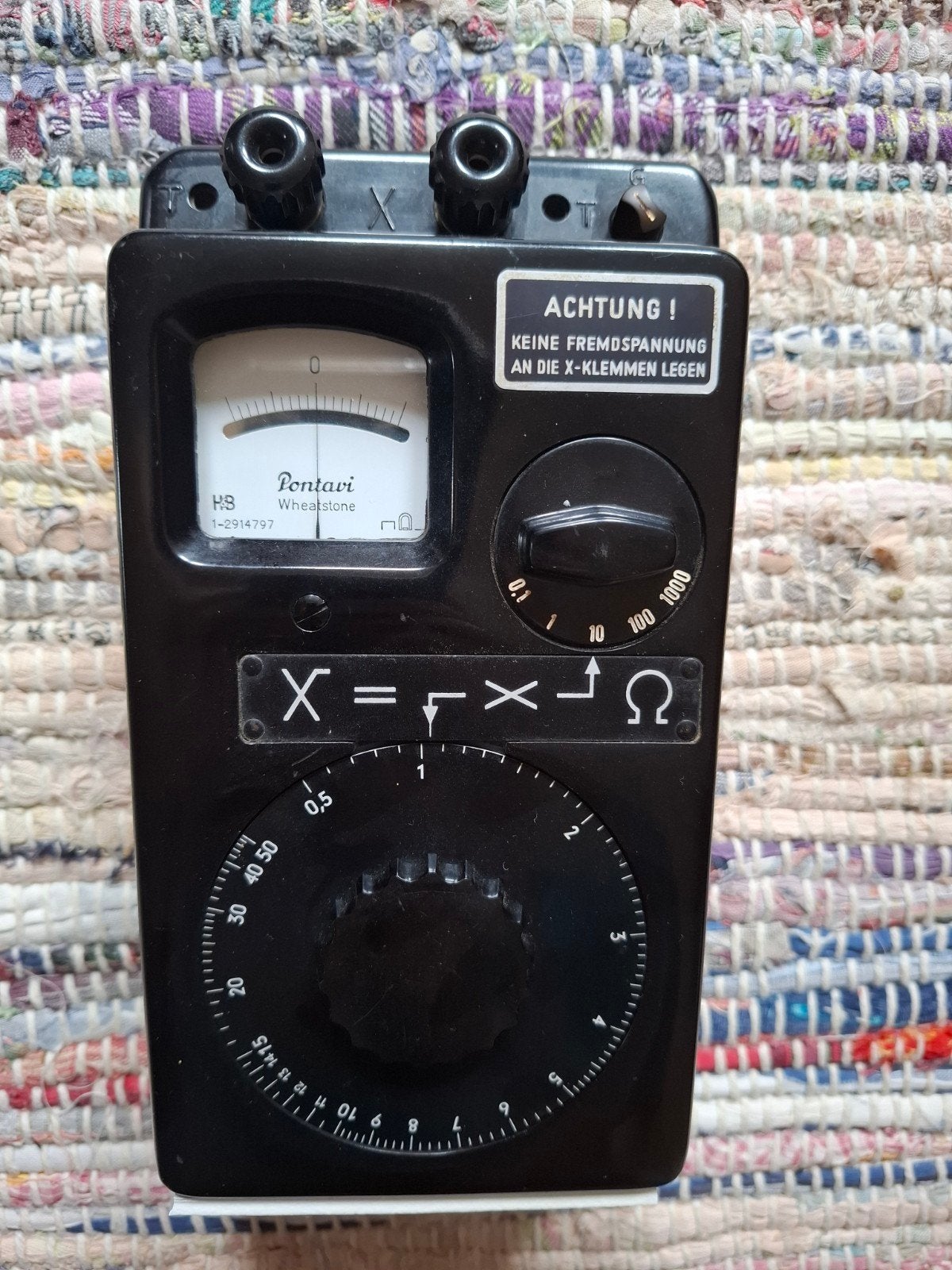 Vintage Pentavi Wheatstone Brug Ohmmeter - Zeldzaam!, Ophalen of Verzenden