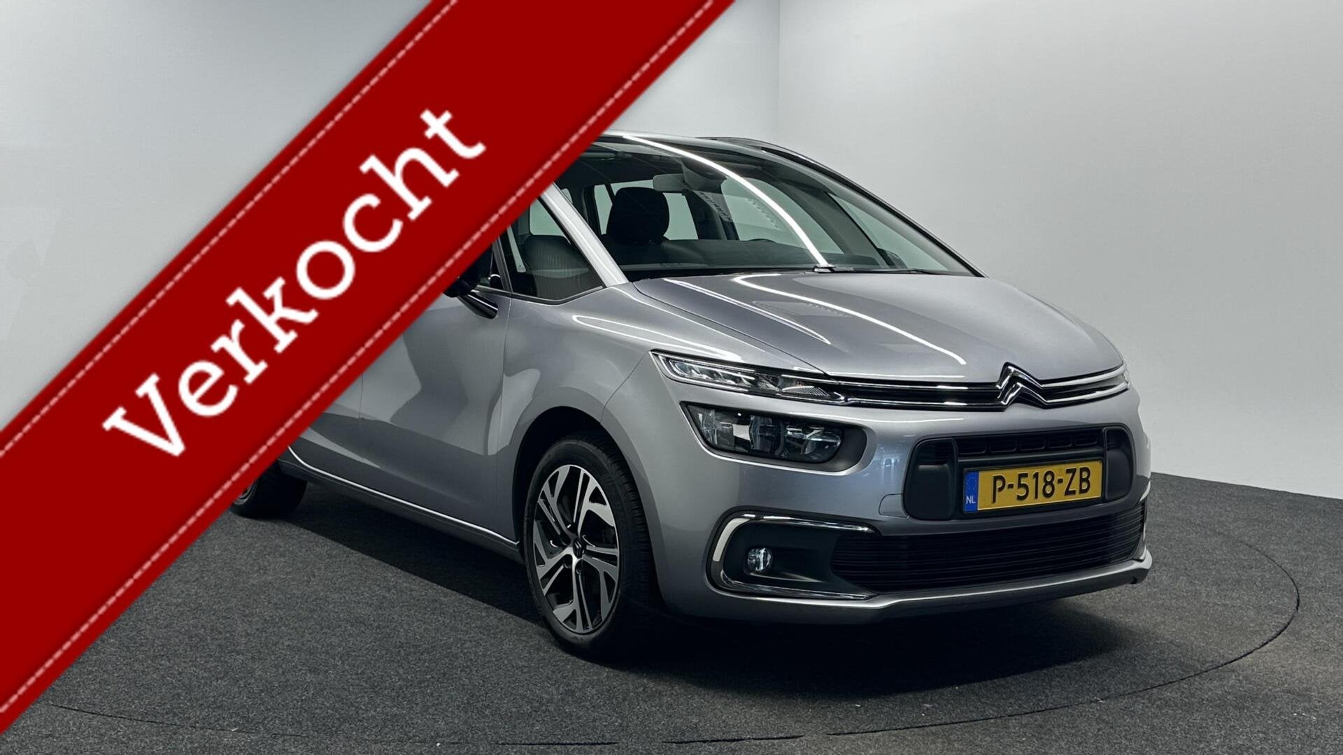 Citroen Grand C4 SpaceTourer 1.2 PureTech Business ECC NAVI, Stof, Gebruikt, 1199 cc, Met garantie (alle)
