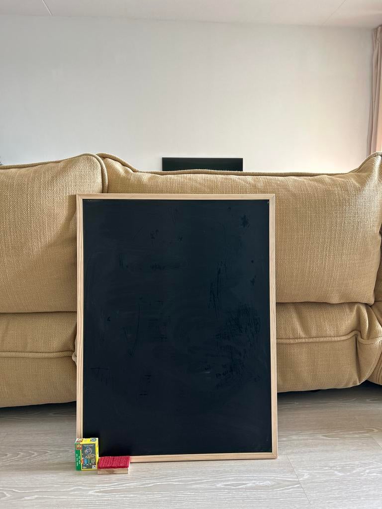 Magnetisch krijtbord met krijtjes en wisser, Diversen, Schoolborden, Ophalen, Gebruikt, Krijtbord