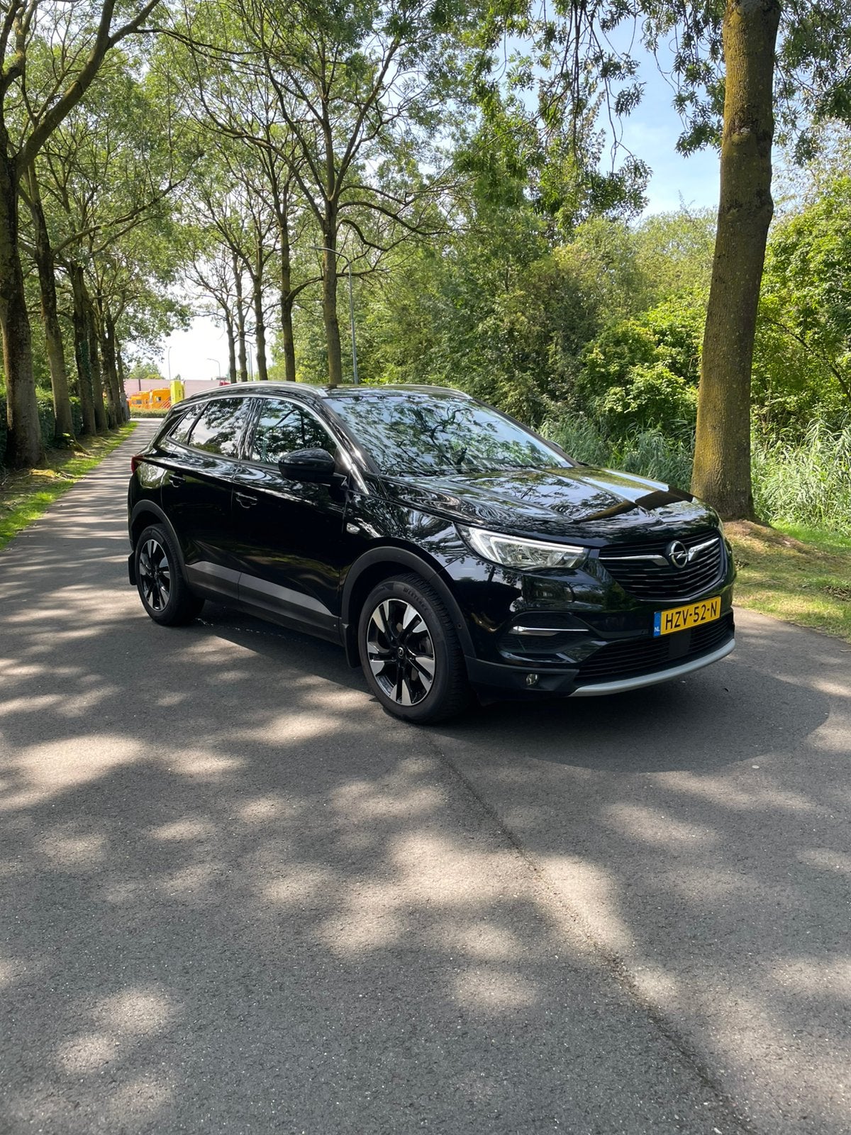 Opel Grandland X 1.2 Turbo 130pk Automaat 2021 Zwart, Auto's, Opel, Bedrijf, Grandland X, ABS, Achteruitrijcamera, Adaptieve lichten