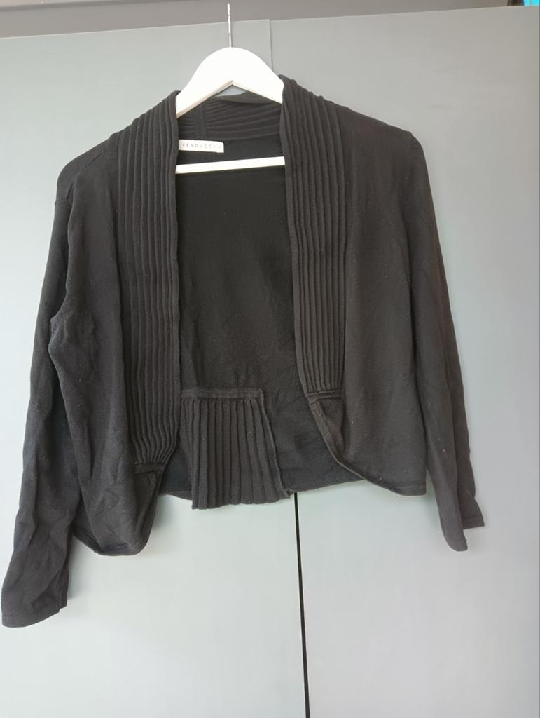 Zwart kort vestje van Venducci mt M, Kleding | Dames, Maat 38/40 (M), Zwart, Ophalen of Verzenden, Venducci
