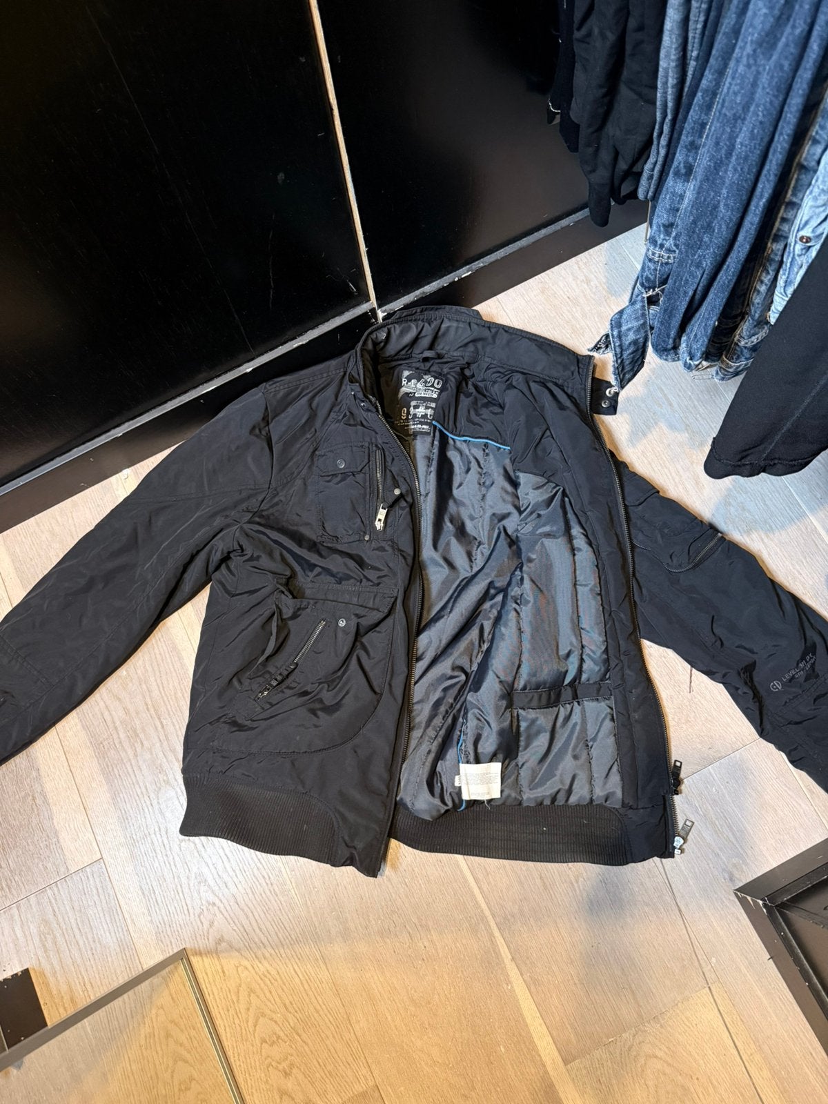 mannen winterjas, Ophalen, Zo goed als nieuw, Maat 56/58 (XL), Zwart