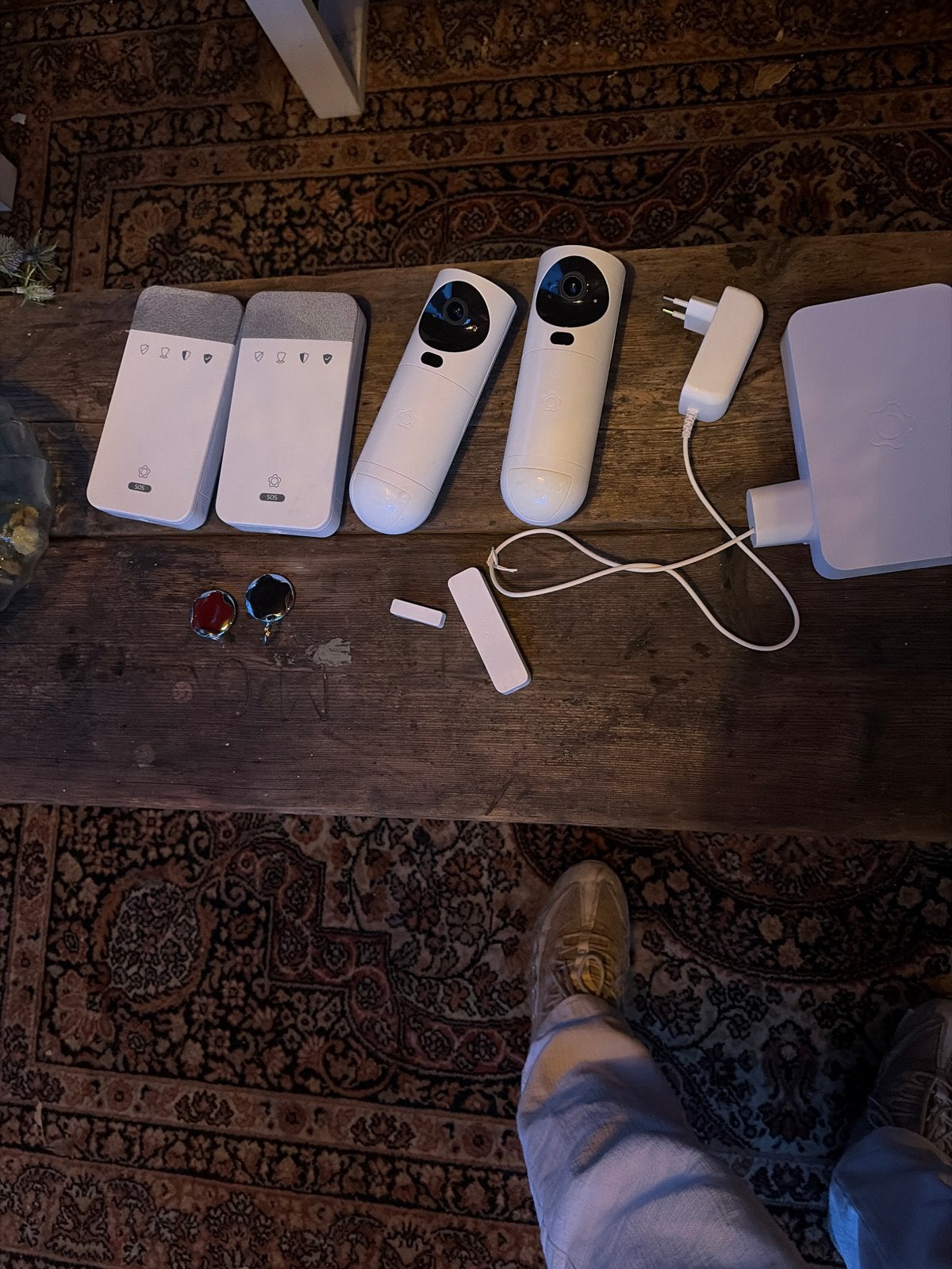 Compleet Draadloos Beveiligingssysteem met Camera's, Beweging, Ophalen of Verzenden, Zo goed als nieuw, Compleet systeem