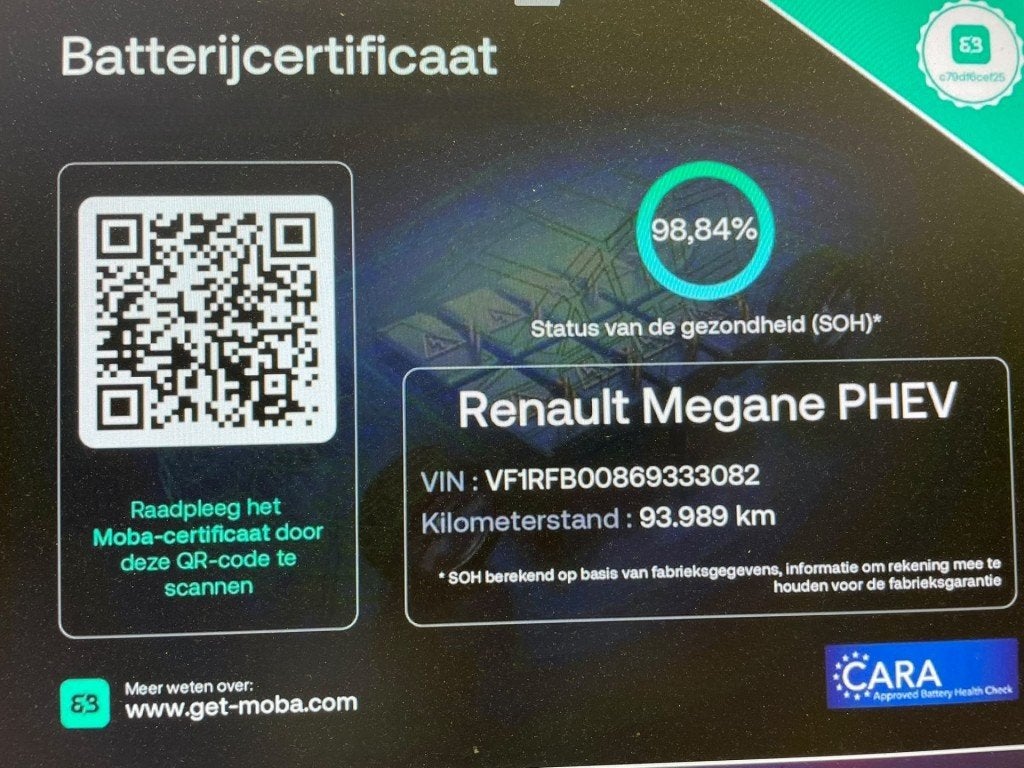 Renault MEGANE Estate 1.6 E-Tech Plug-In Hybrid 160 Zen - Di, Gebruikt, 4 cilinders, Met garantie (alle), Parkeersensor