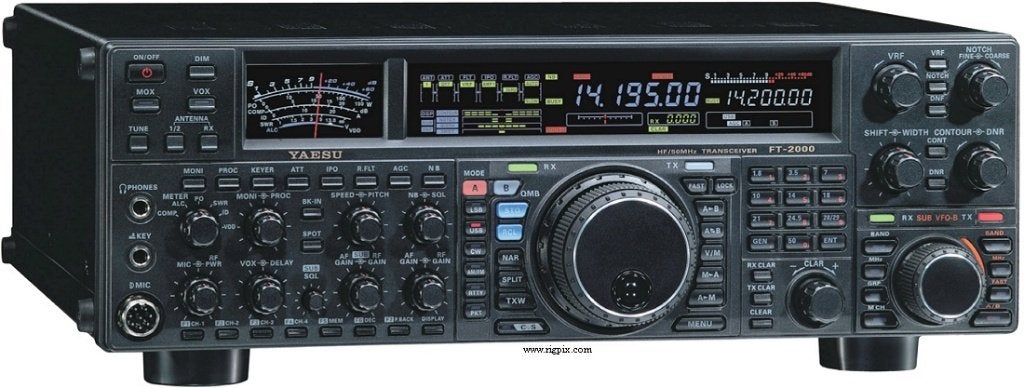 Yaesu FT2000, Ophalen, Gebruikt, Zender en Ontvanger
