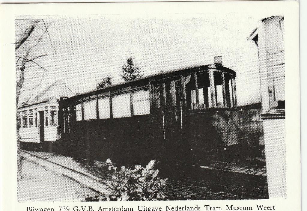 4 kaarten trams Uitgave Nederlands Tram museum Weert, Verzamelen, Spoorwegen en Tramwegen, Ophalen of Verzenden, Zo goed als nieuw