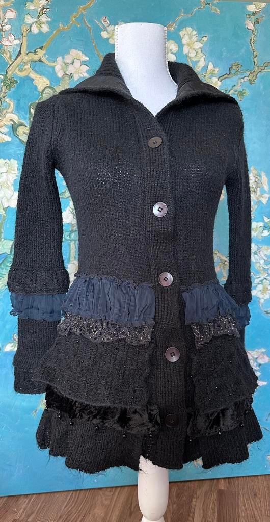 Wollen/mohair vest Didi maat S, Ophalen of Verzenden, Zo goed als nieuw, Maat 38/40 (M)
