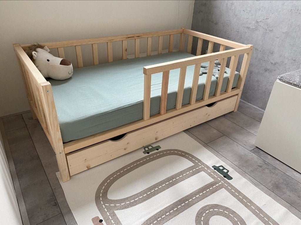 Peuterbed 160x80 kinderbed juniorbed NIEUW, Leolte, Nieuw, 70 tot 85 cm, Ophalen of Verzenden