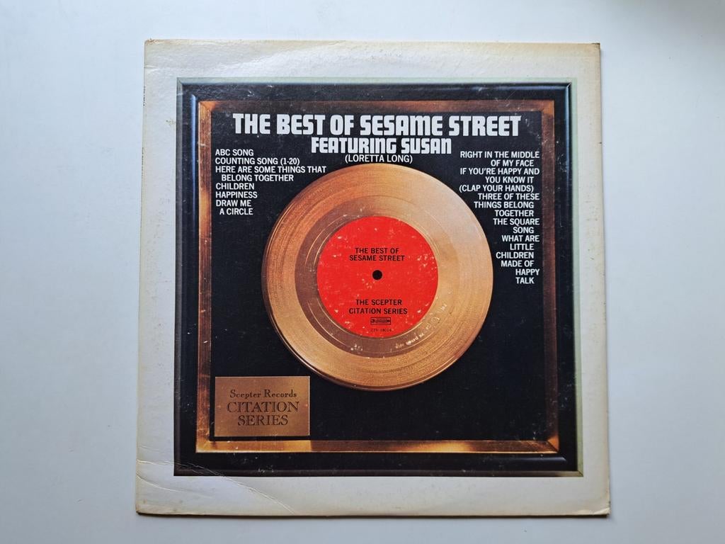 Lp vinyl   Sesamstraat: The Best of Sesame Street feat.Susan, Ophalen of Verzenden, Gebruikt, Verhaal of Sprookje