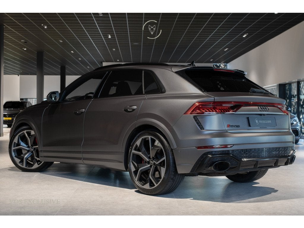 Audi Q8 4.0 TFSI RS Q8 Quattro BTW|Massage|B&O 3D Advanced|H, Auto's, Audi, Automaat, Gebruikt, Zwart, Leder