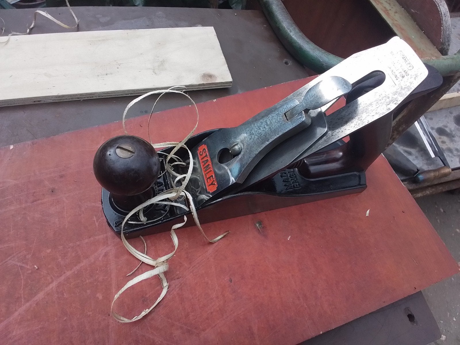 Stanley Bailey No. 4 schaaf - Made in England, Ophalen of Verzenden, Gebruikt, Overige typen, Stanley