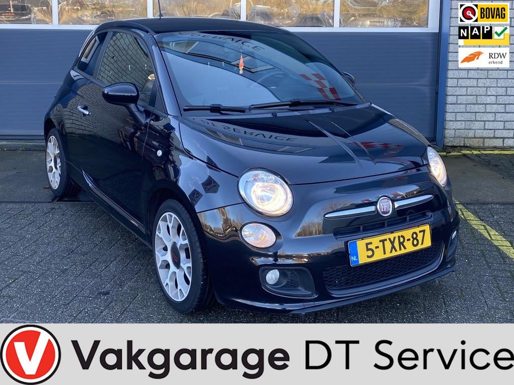 Fiat 500 0.9 TwinAir Turbo 500S, Voorwielaandrijving, Gebruikt, Leder en Stof, Origineel Nederlands