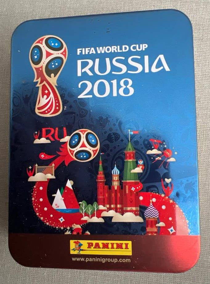 Panini FIFA World Cup Rusland 2018 Blikje, Ophalen of Verzenden, Zo goed als nieuw, Overige sporten, Spelerskaart
