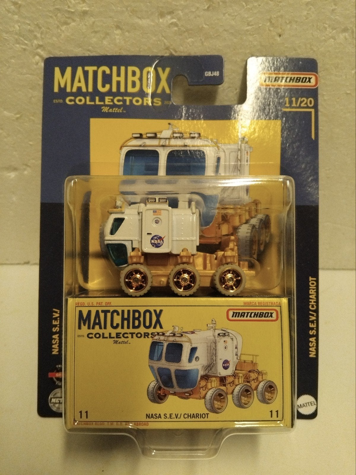 Matchbox Coll. #11 NASA S.E.V Chariot  3INCH, Ophalen of Verzenden, Zo goed als nieuw, Overige typen